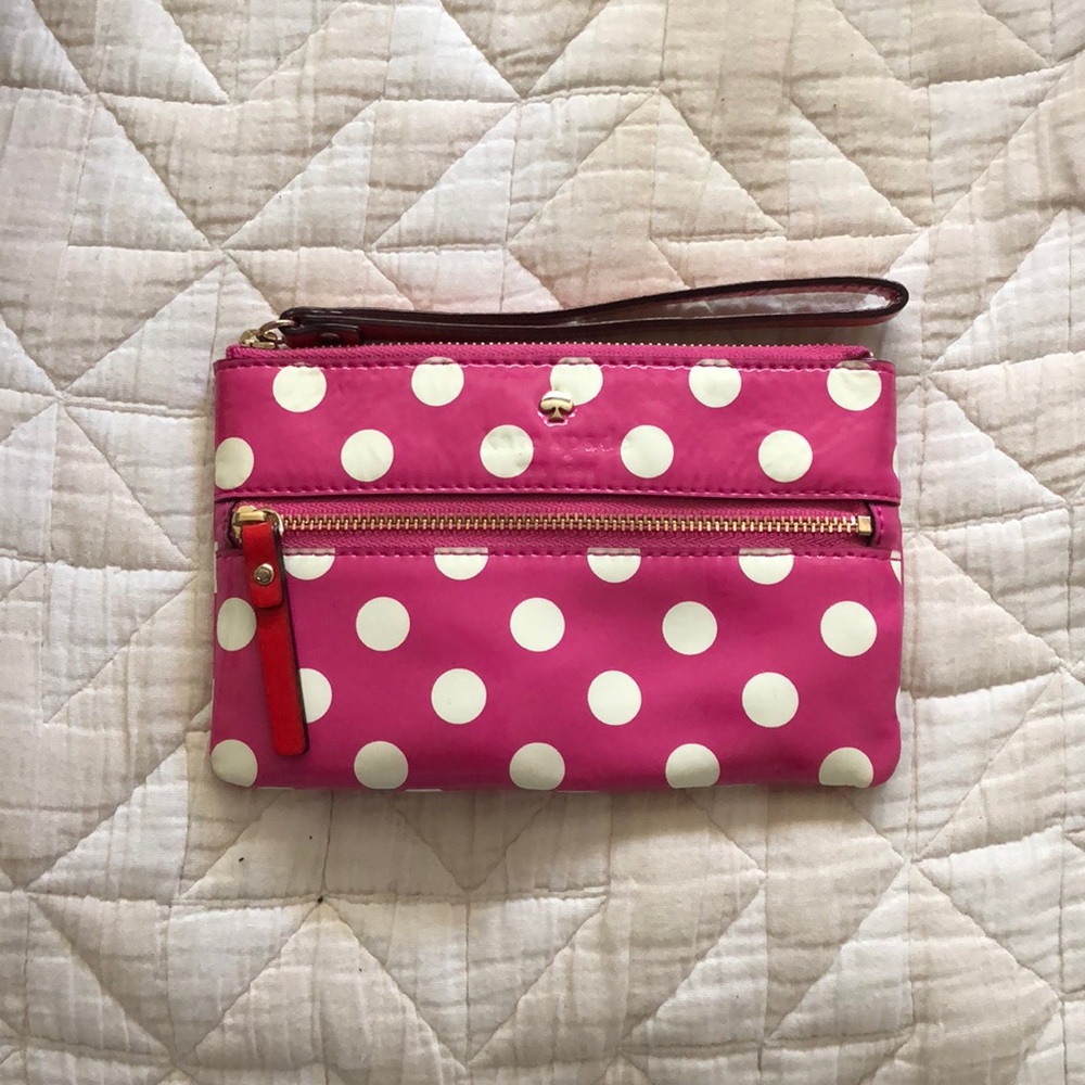 Kate Spade Polka Dot Wristlet